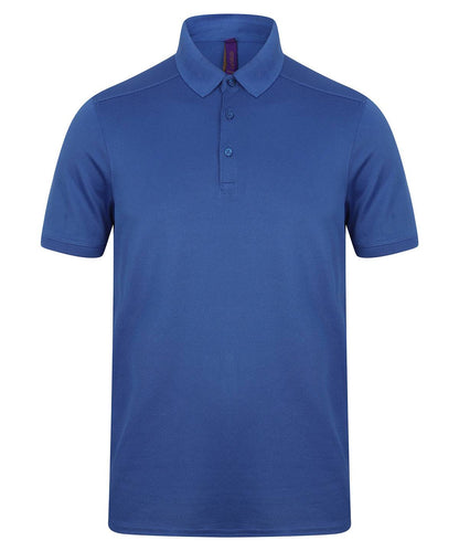 Stretch polo shirt with wicking finish (slim fit)