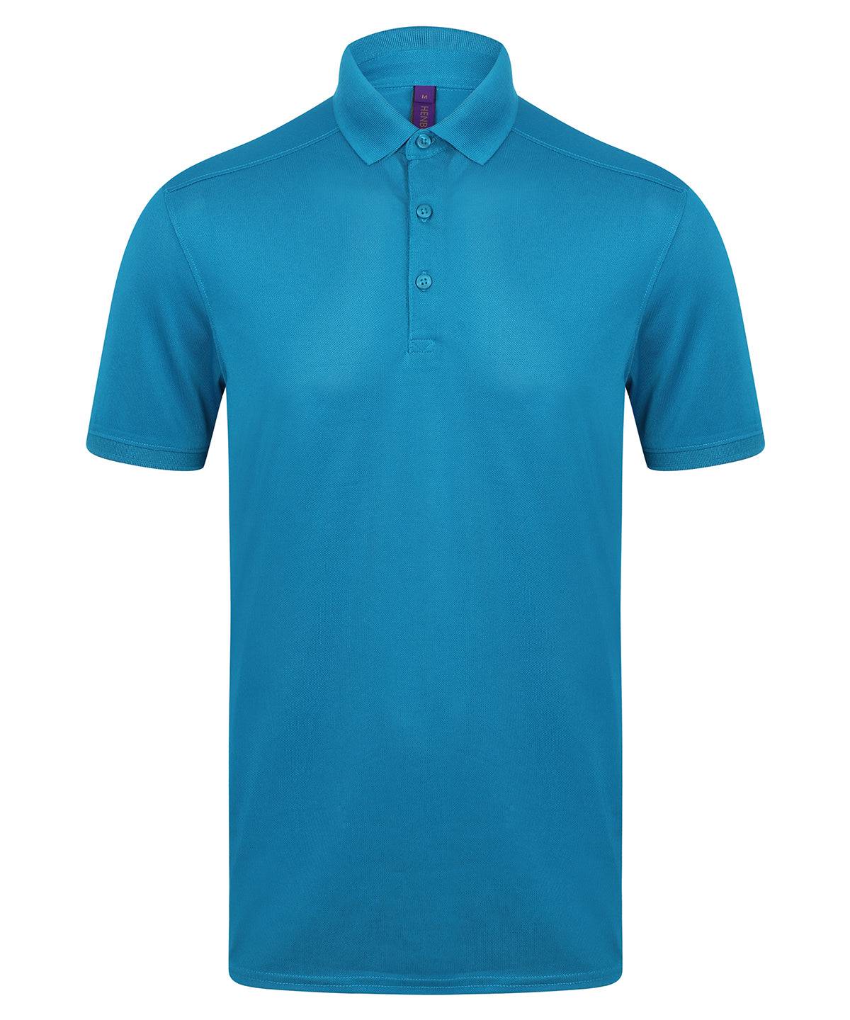 Stretch polo shirt with wicking finish (slim fit)