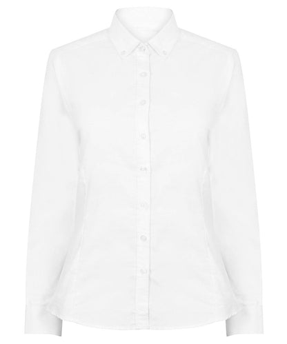 Women's modern long sleeve Oxford shirt