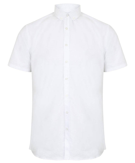 Modern short sleeve Oxford shirt