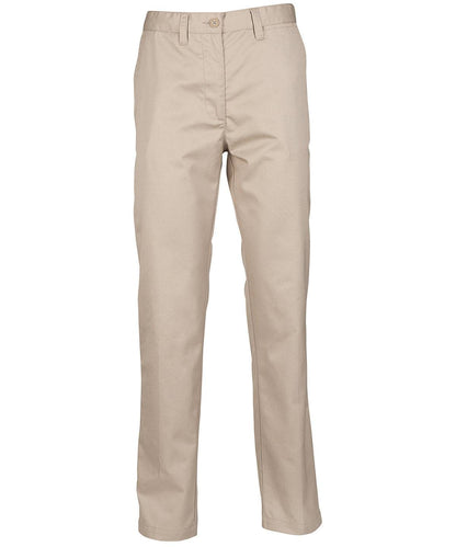 Women's 65/35 flat fronted chino trousers
