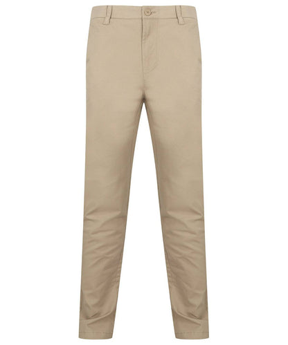 Stretch chinos with flex waistband 