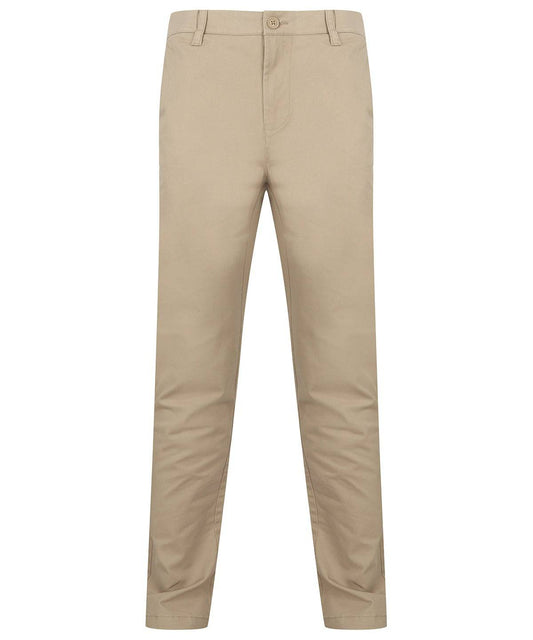 Stretch chinos with flex waistband 