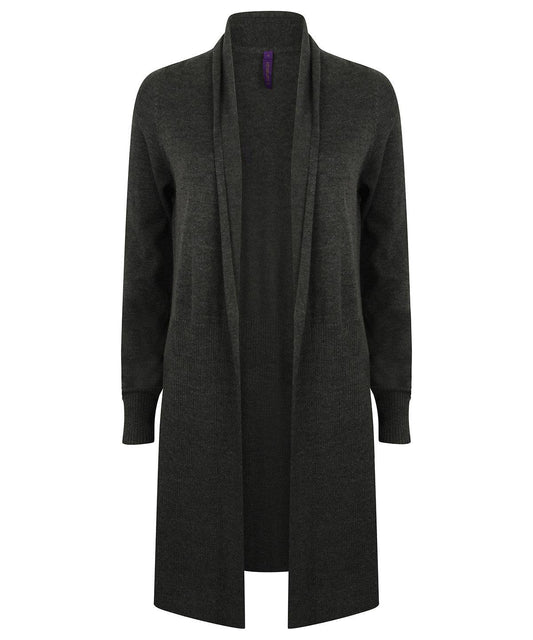 Women's longline open cardigan