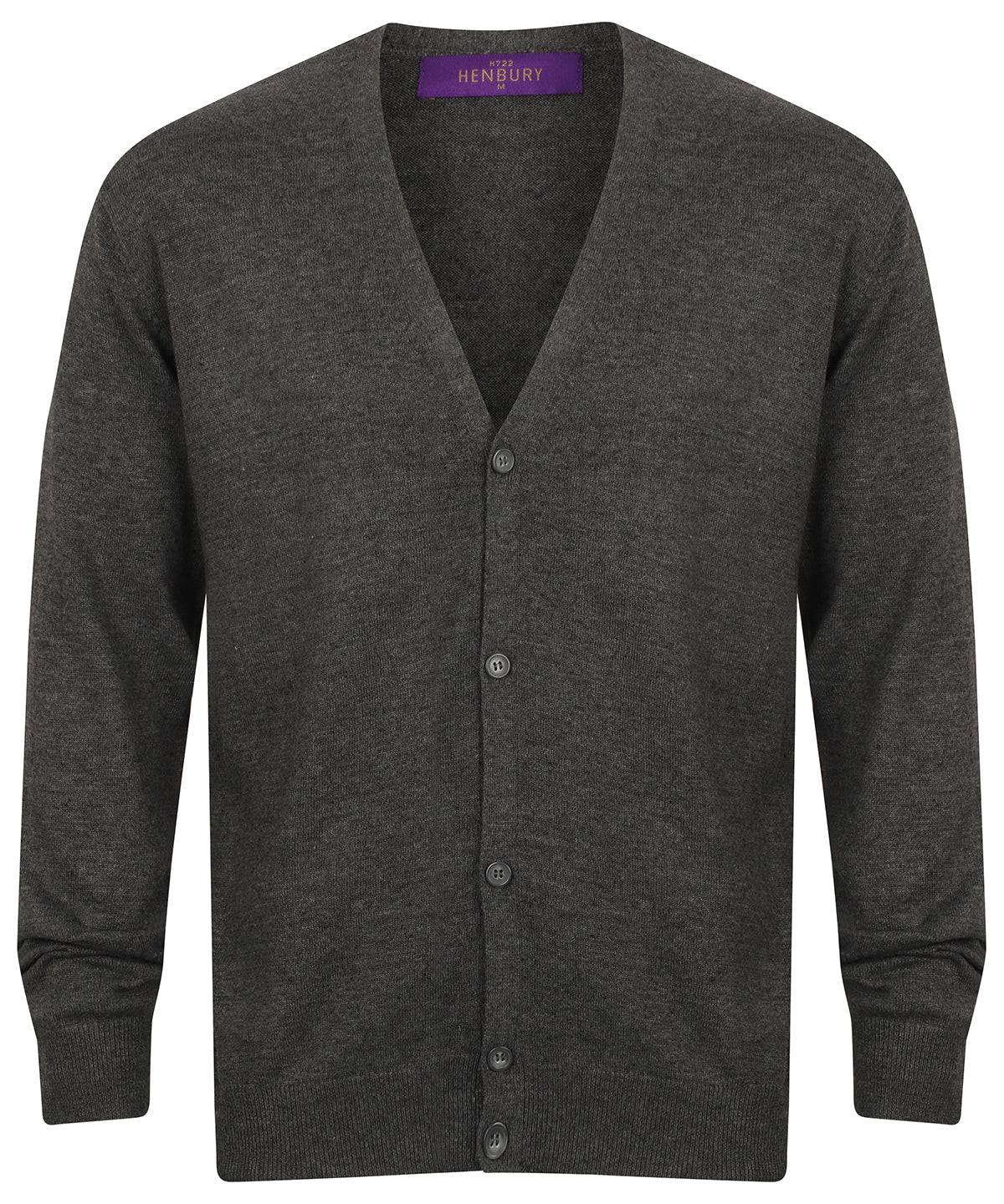 V-button cardigan