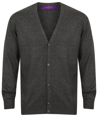 V-button cardigan