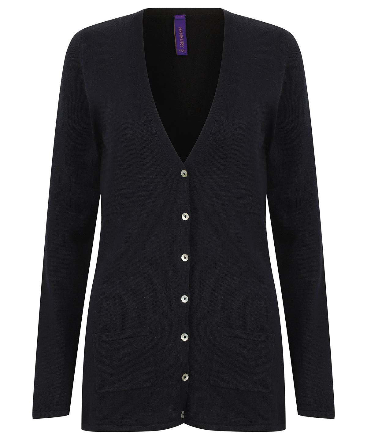 Women's v-button cardigan