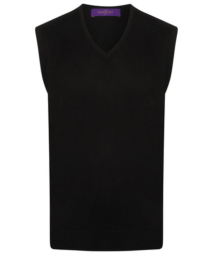 Sleeveless v-neck jumper