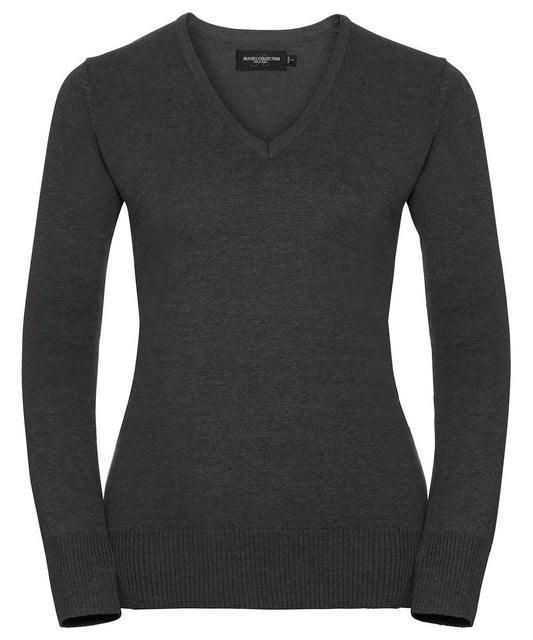 Women's v-neck knitted sweater