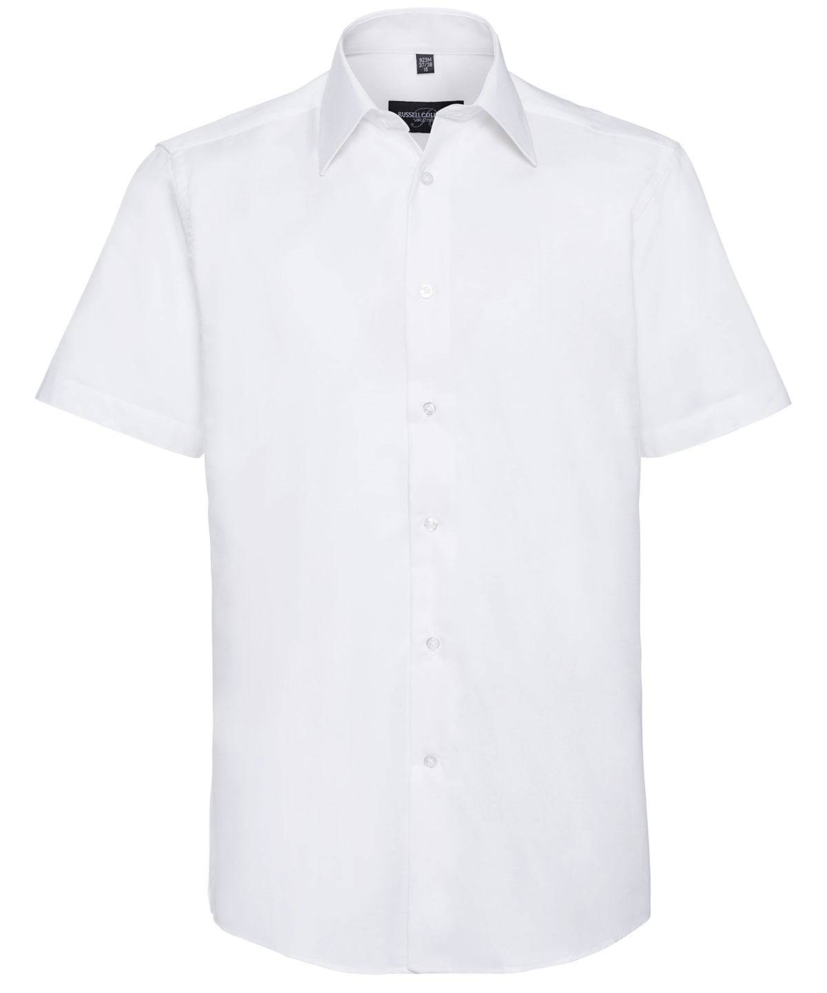 Short sleeve easycare tailored Oxford shirt