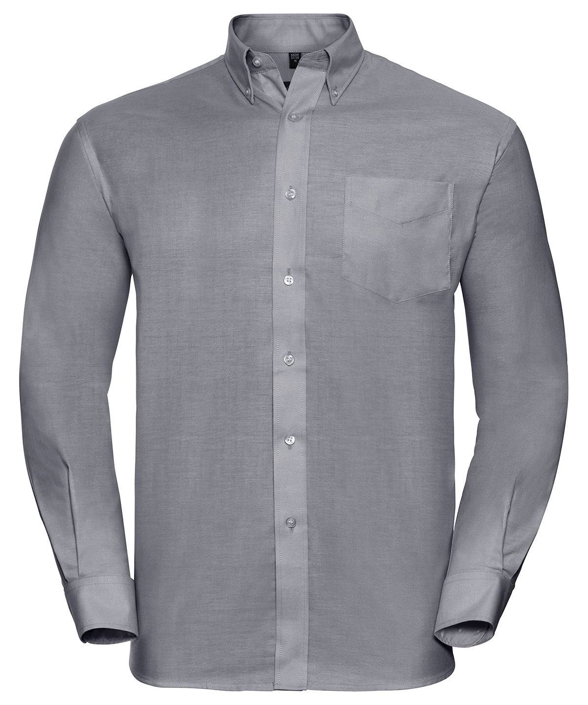 Long sleeve easycare Oxford shirt