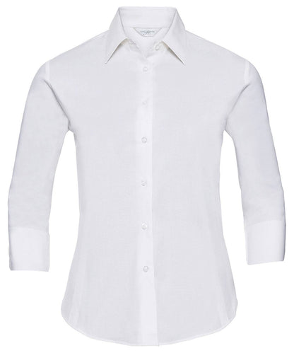 Women's ¾ sleeve easycare fitted shirt