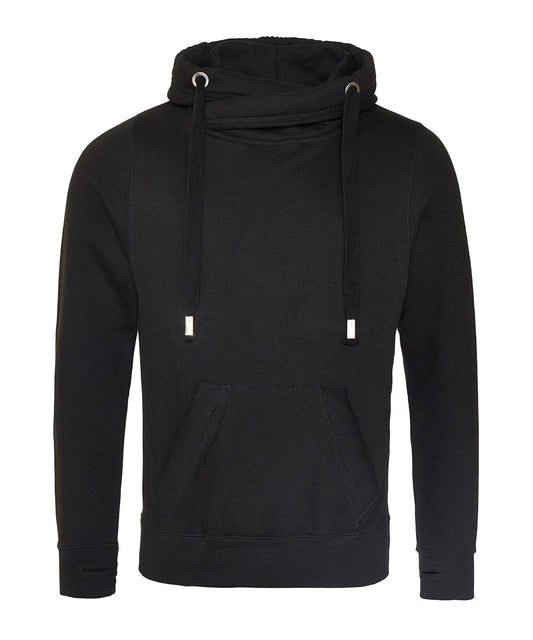 Cross neck hoodie