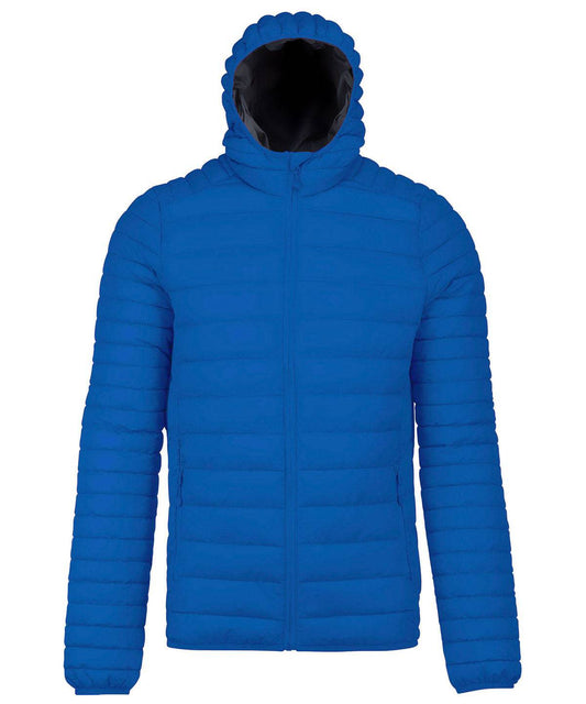 Lightweight hooded padded jacket