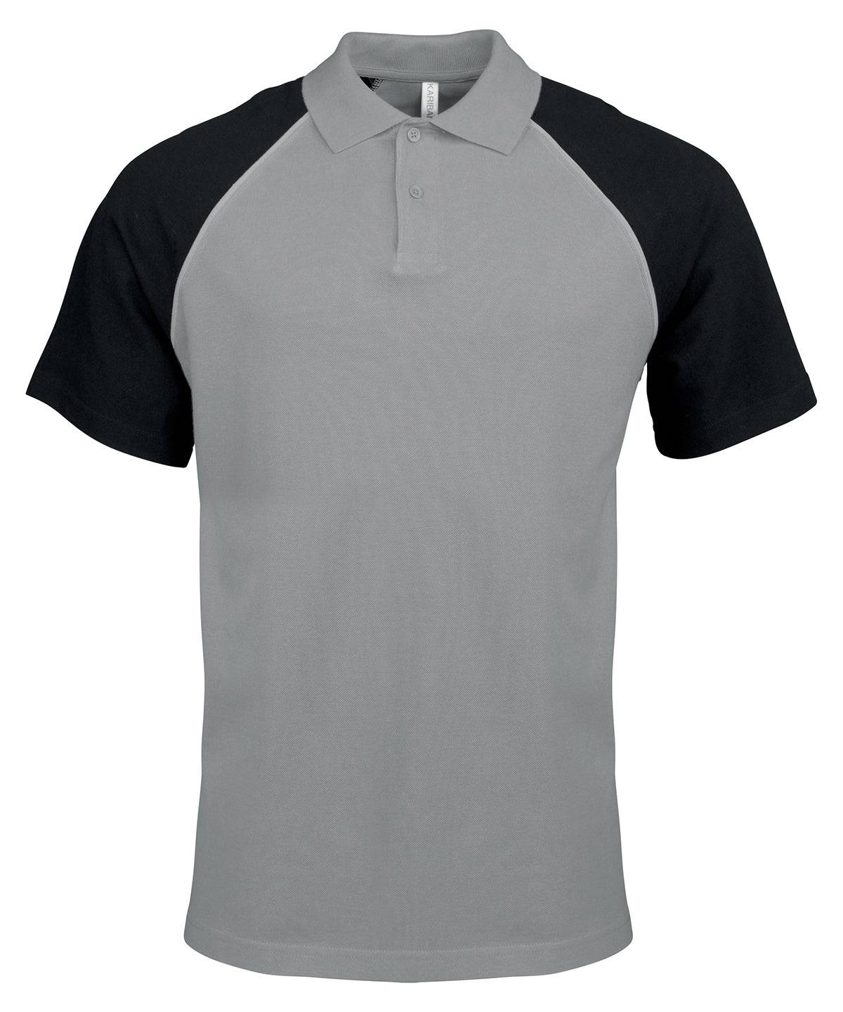 Polo baseball contrast polo shirt