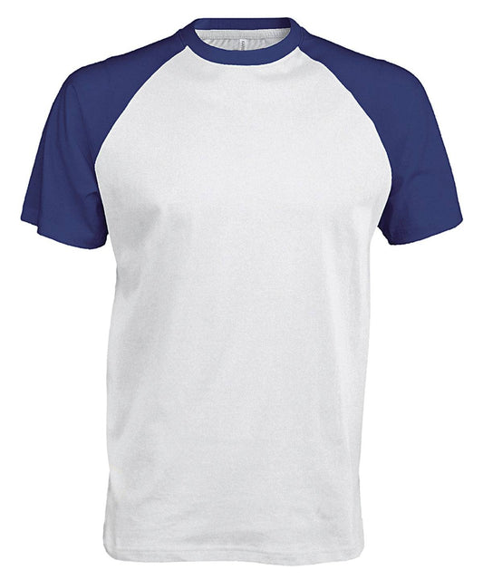 Baseball Short-sleeved two-tone T-shirt