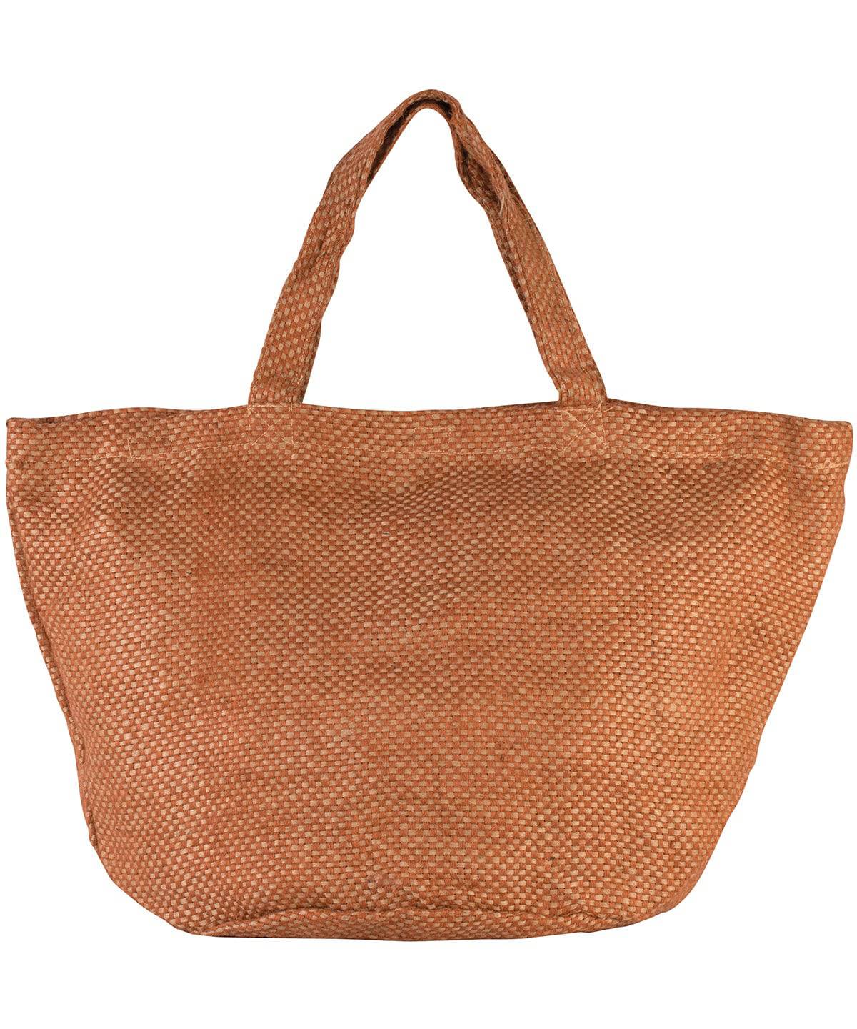 100% natural yarn dyed jute bag