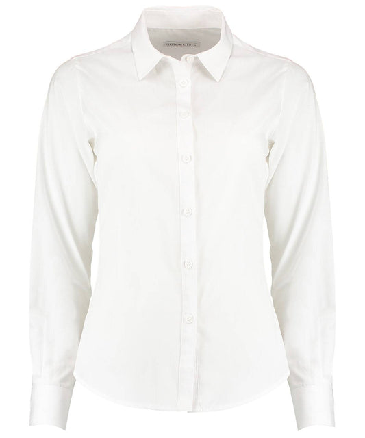 Women's poplin shirt long sleeve