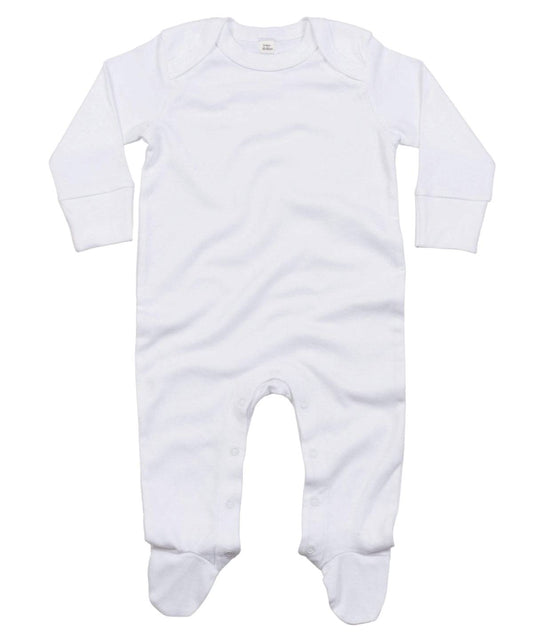 Baby organic envelope sleepsuit with mitts