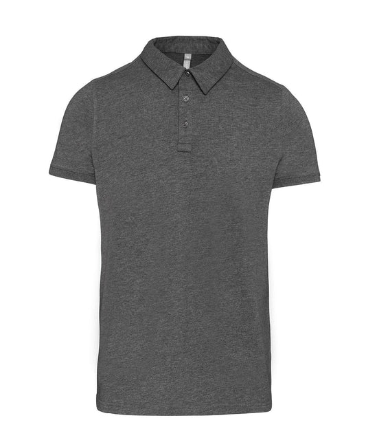 Jersey knit polo shirt