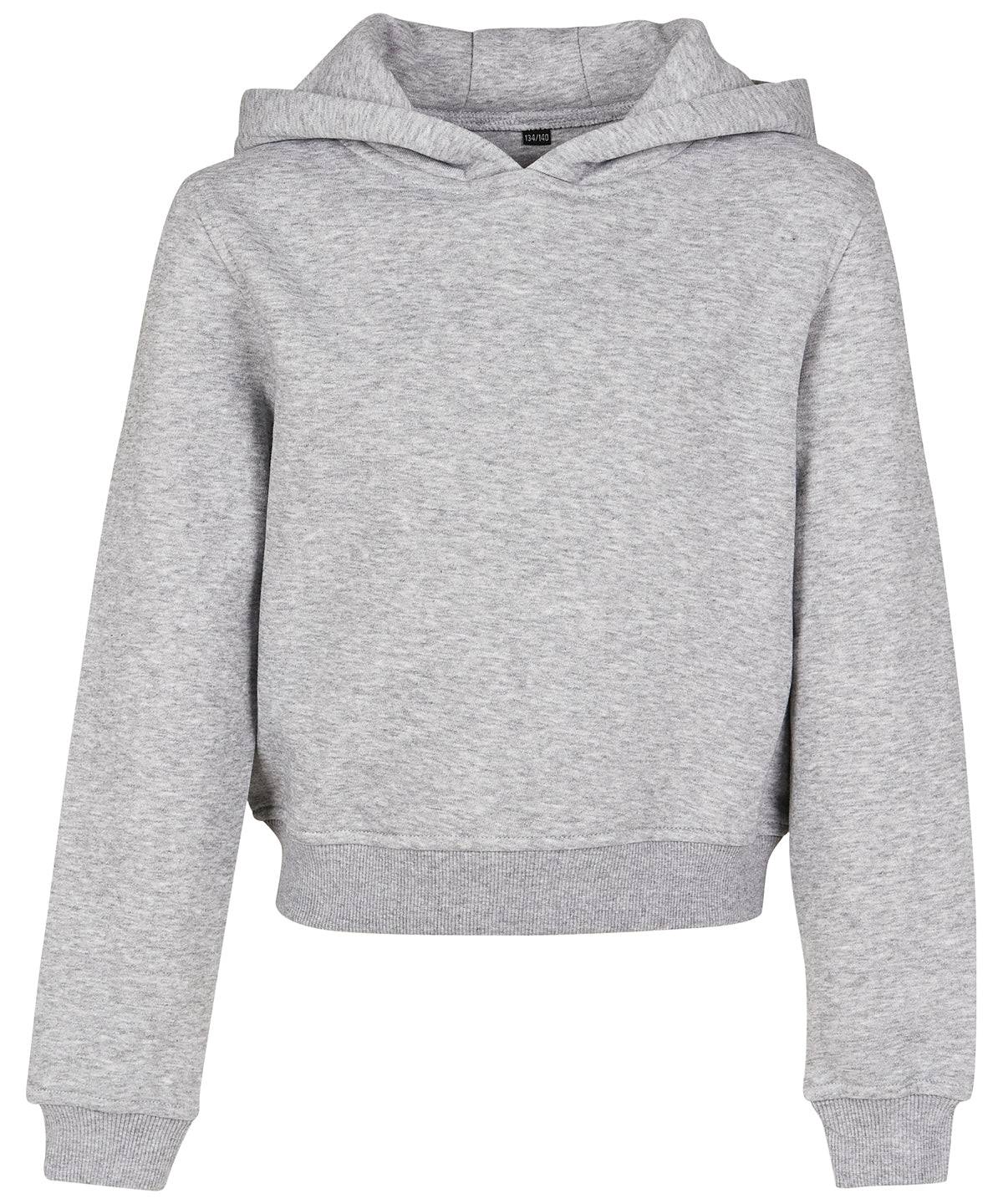 Girls cropped sweat hoodie