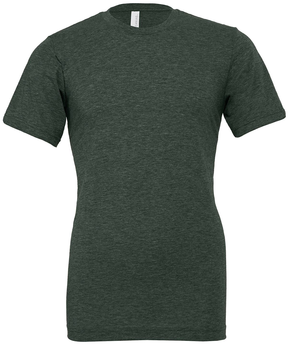 Unisex heather CVC short sleeve t-shirt