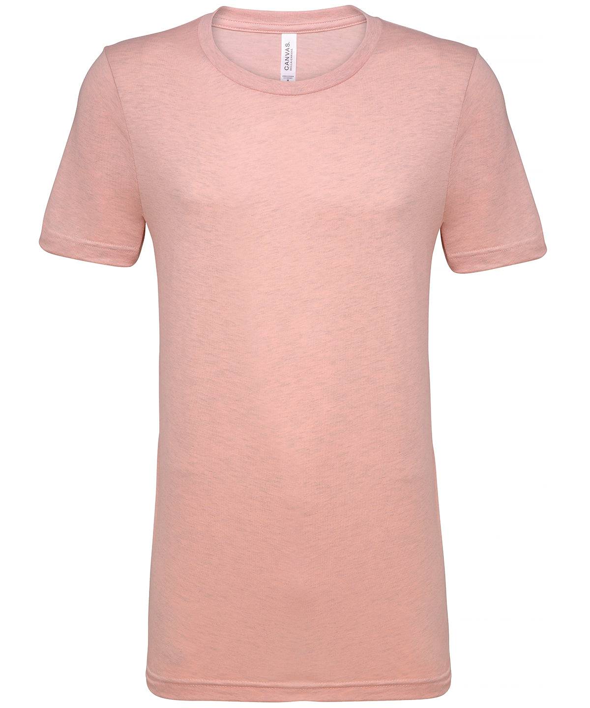 Unisex heather CVC short sleeve t-shirt