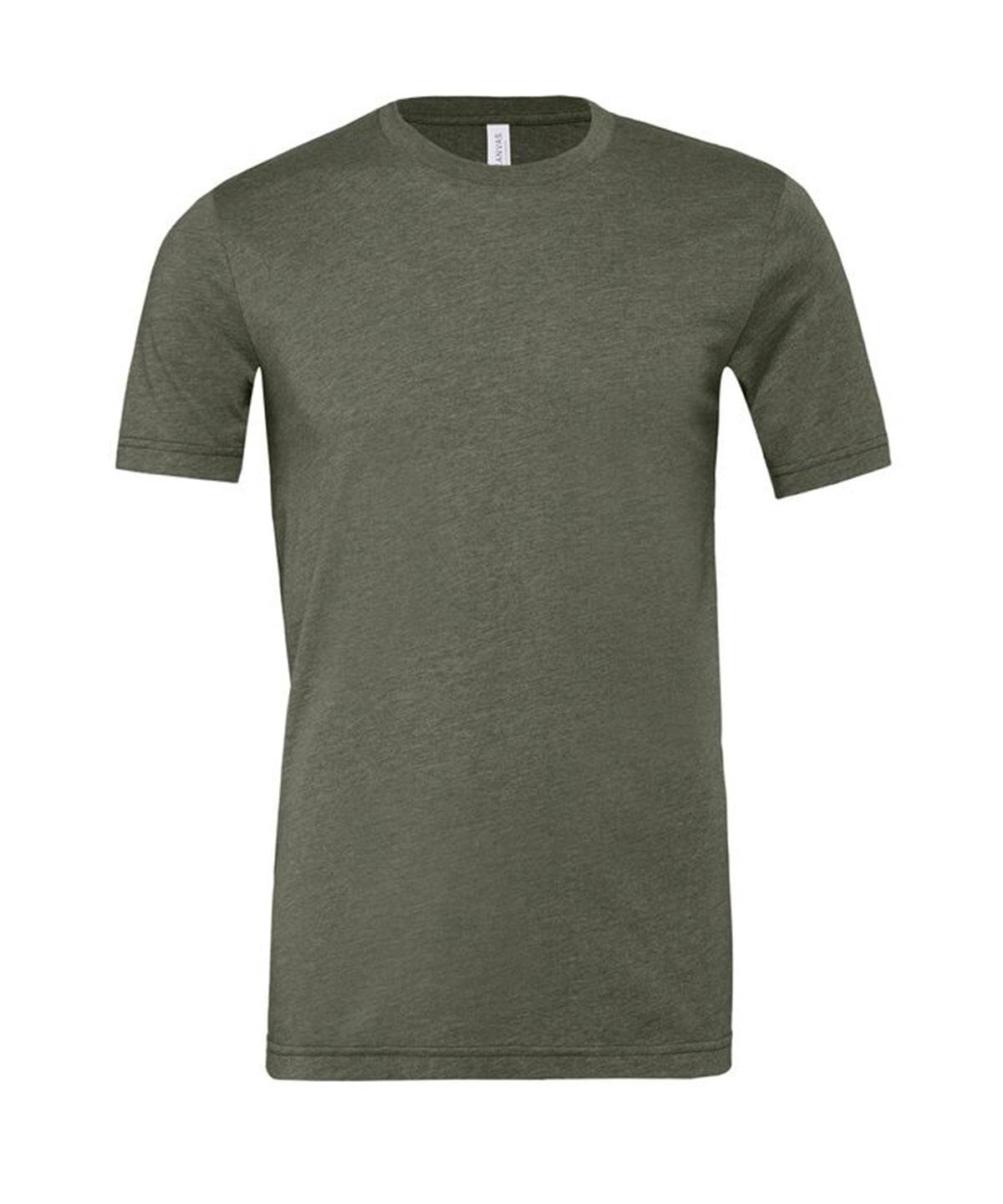 Unisex heather CVC short sleeve t-shirt