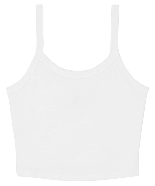 Women’s micro rib spaghetti strap tank