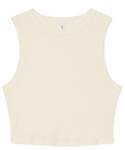Women’s micro rib muscle crop tank