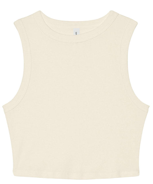 Women’s micro rib muscle crop tank