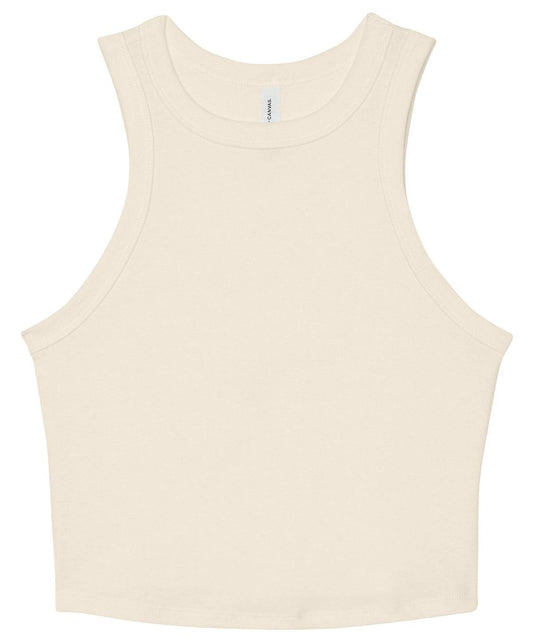 Women’s micro rib racer tank