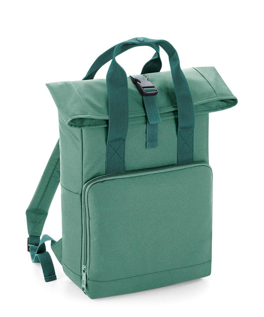 Twin handle roll-top backpack