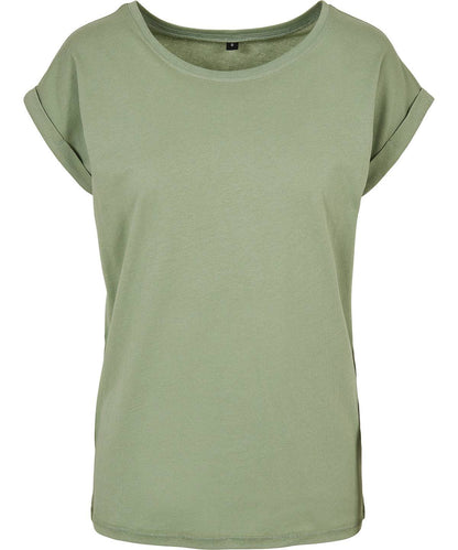 Women's extended shoulder tee