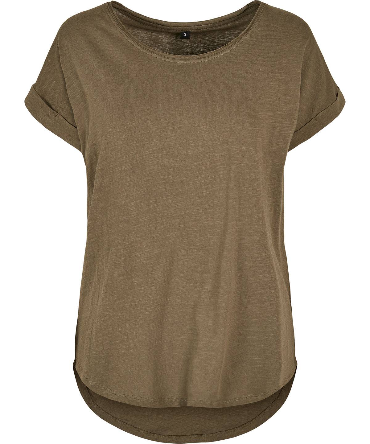 Women's long slub tee