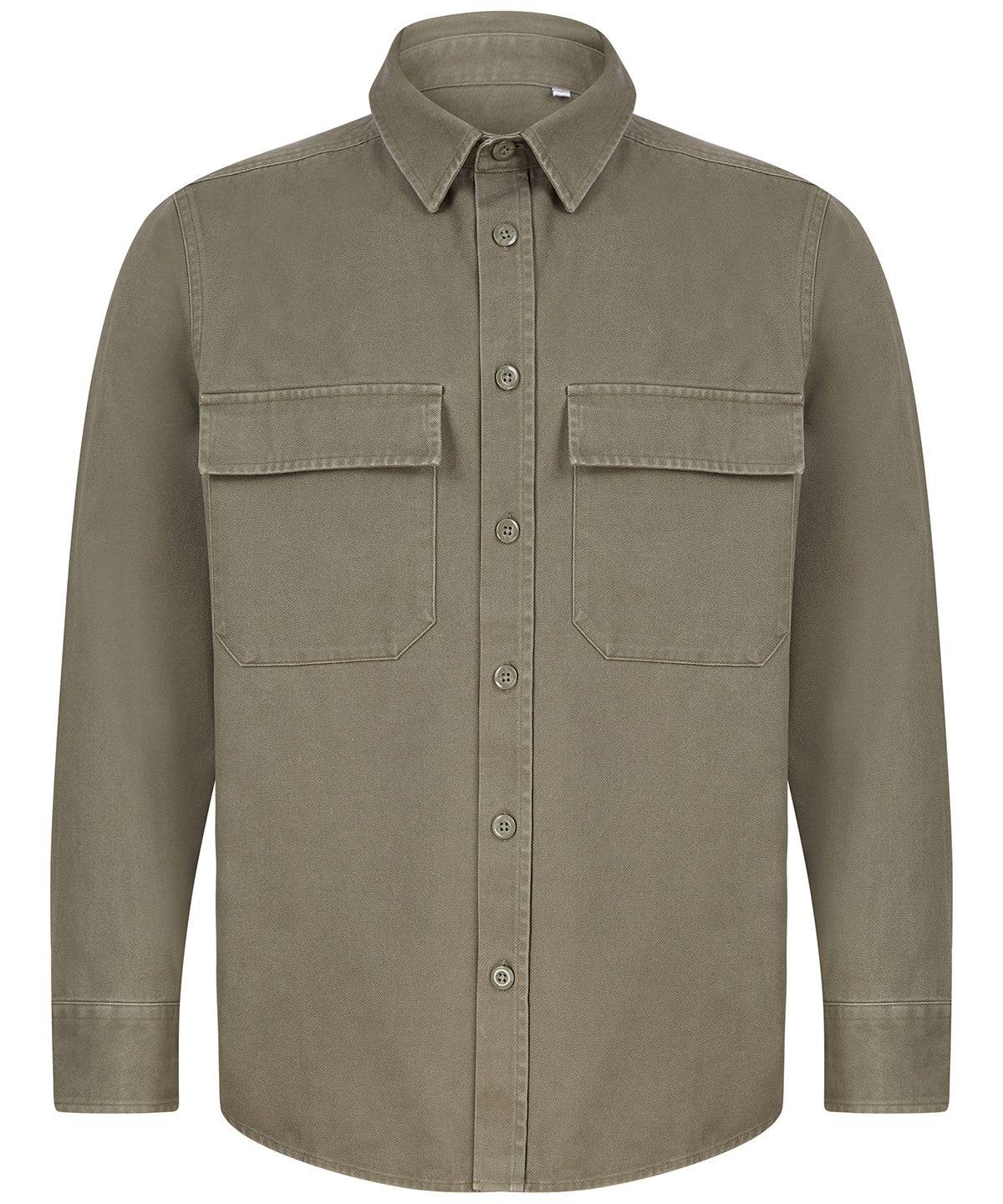 Drill overshirt