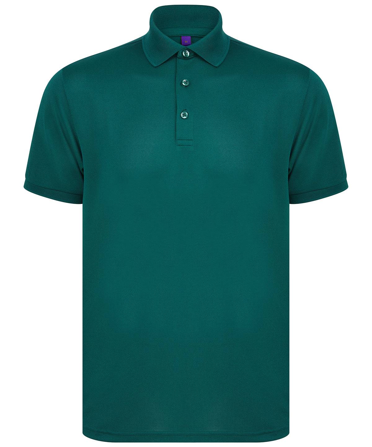 Recycled polyester polo shirt