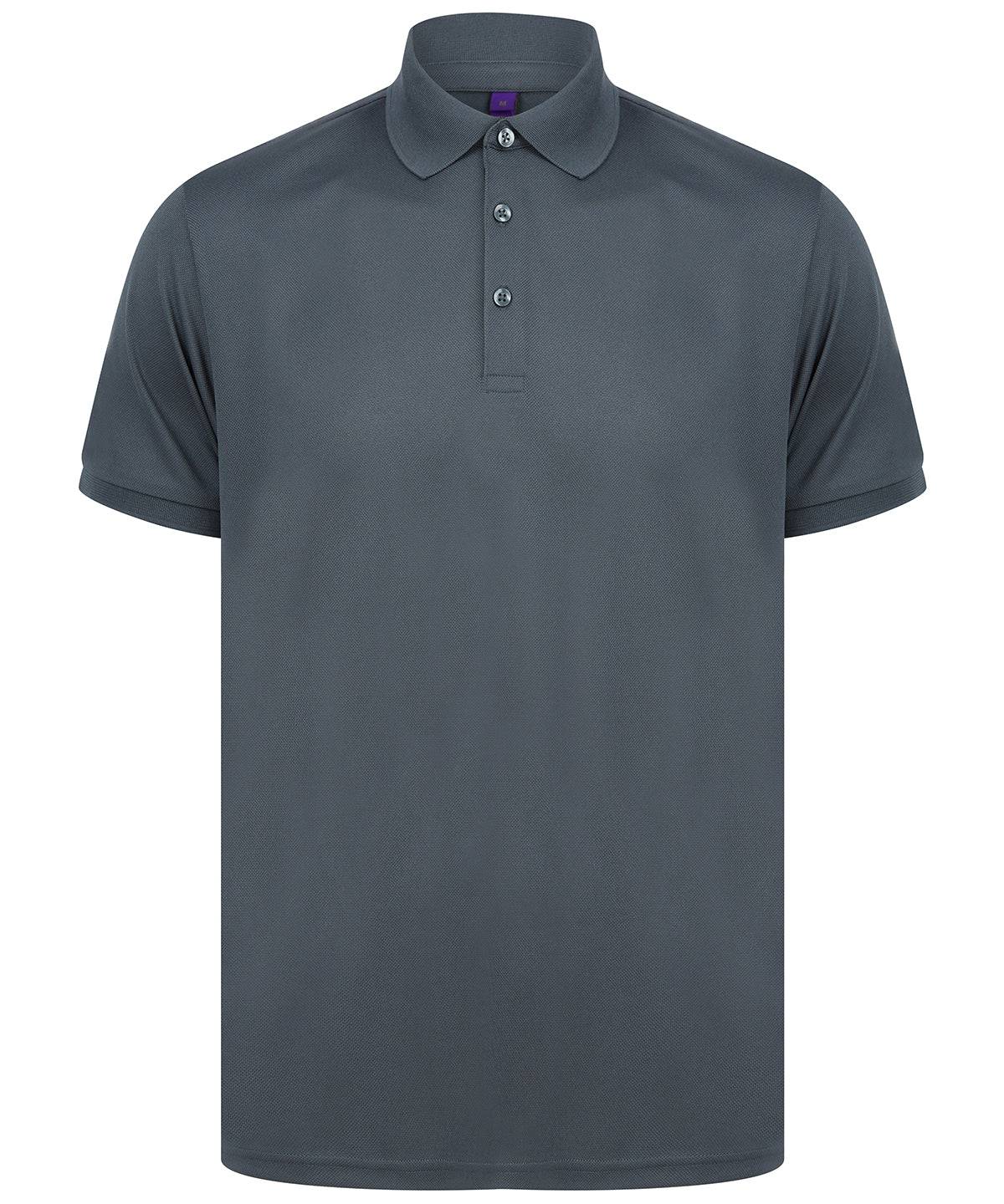 Recycled polyester polo shirt