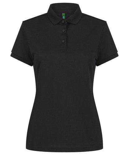 Women’s recycled polyester polo shirt