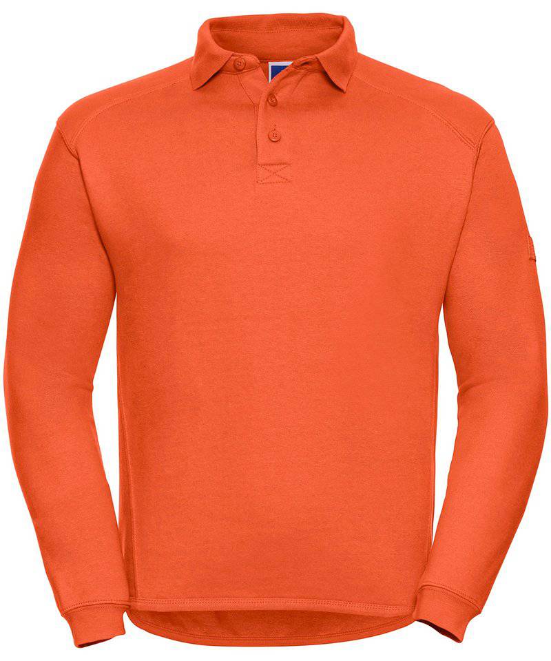 Heavy-duty collar sweatshirt