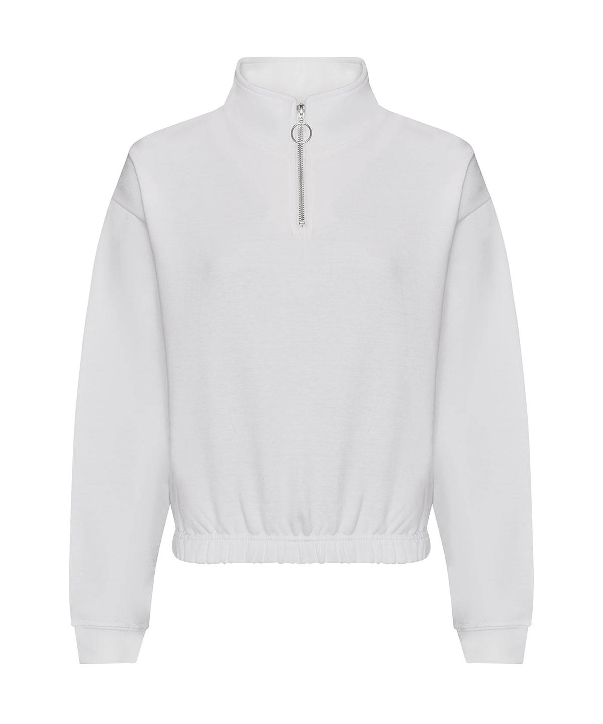 Women's cropped ¼-zip sweat