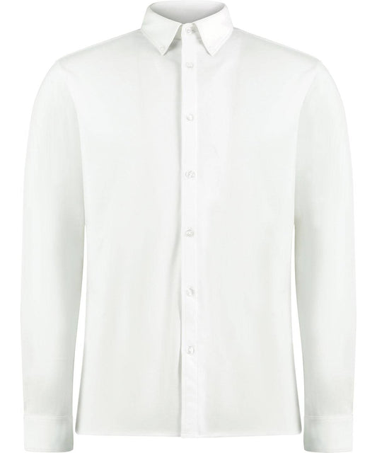 Long sleeve Superwash® 60° piqué shirt (tailored fit)