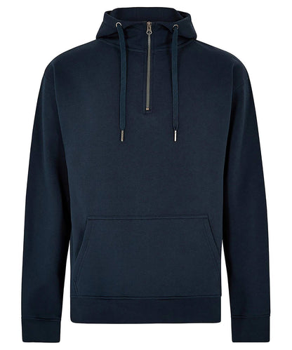 Regular fit 1/4 zip hoodie