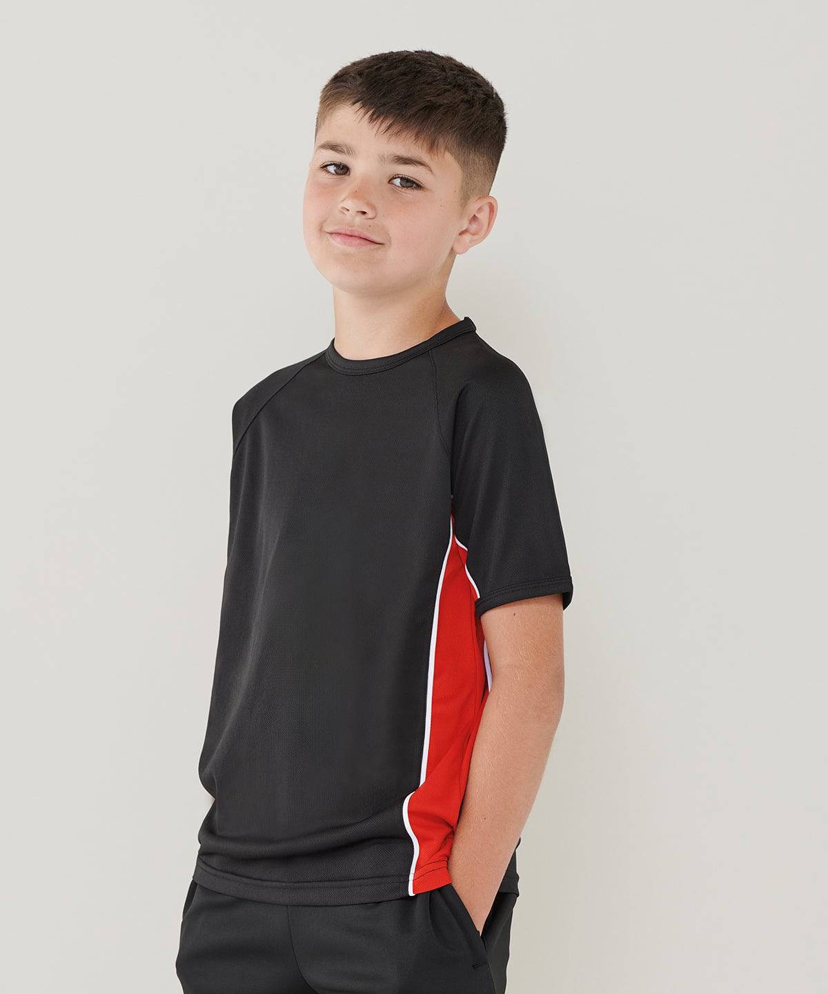 Kids performance panel t-shirt