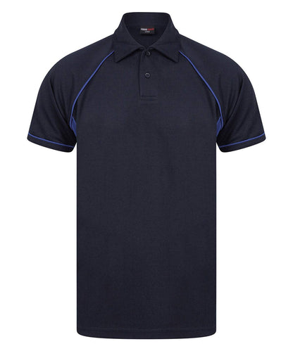 Piped performance polo
