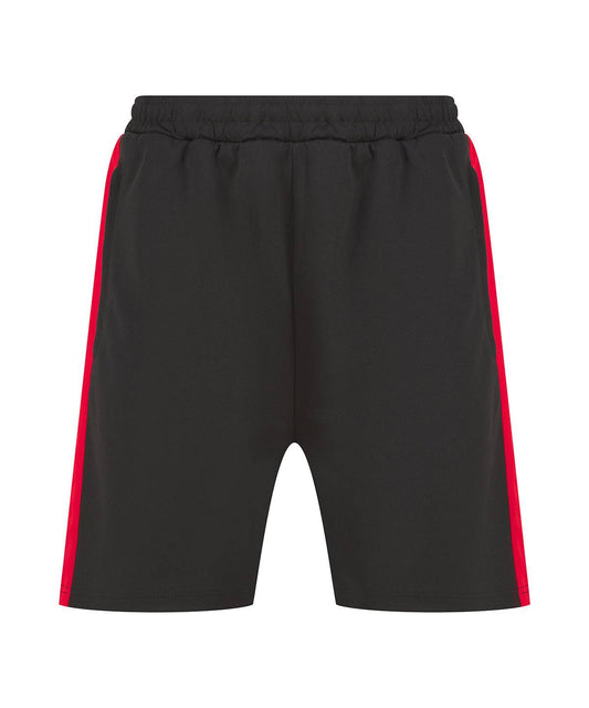 Knitted shorts with zip pockets