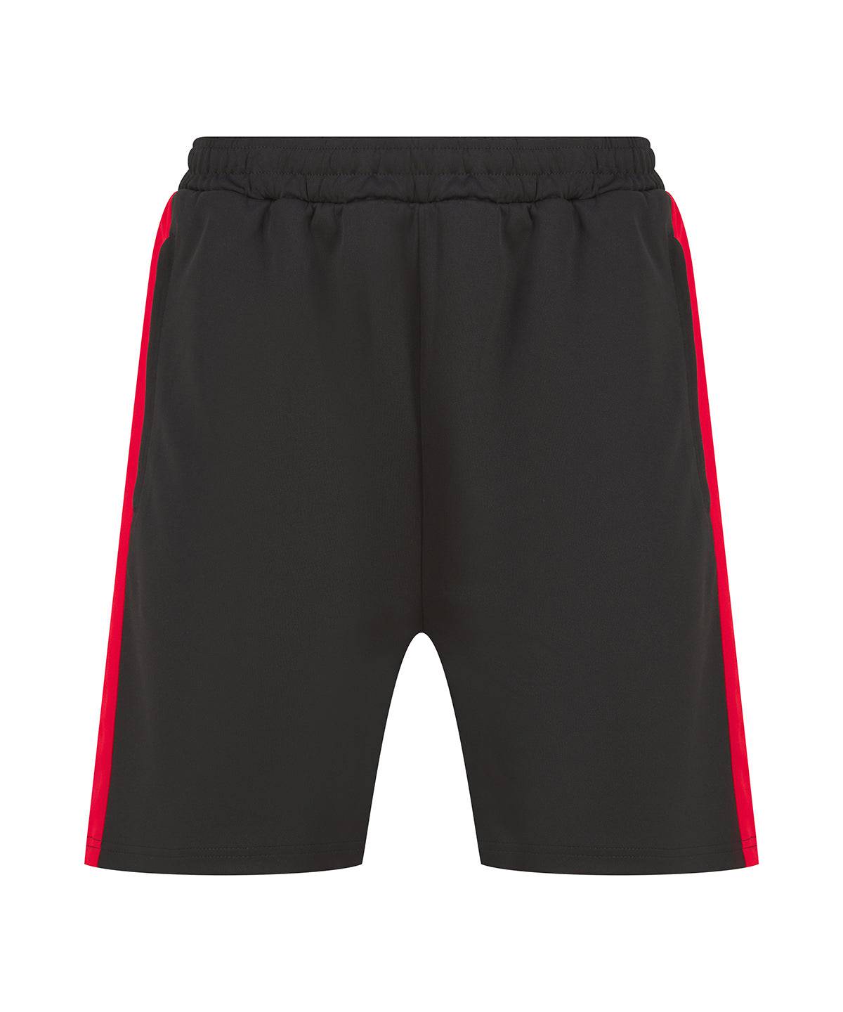 Knitted shorts with zip pockets