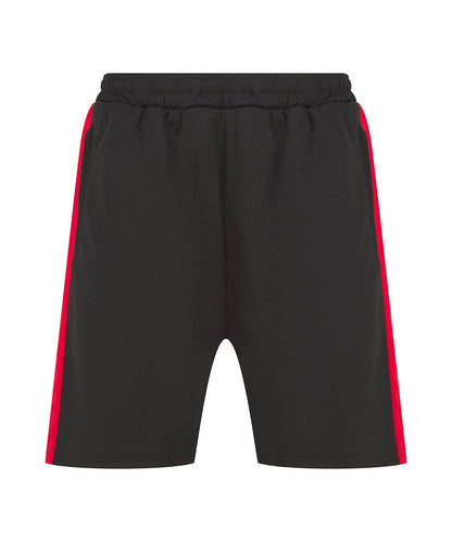 Knitted shorts with zip pockets